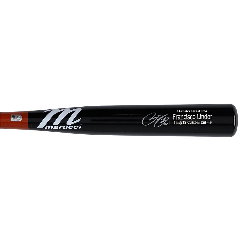 Batte de baseball Marucci autographiée par Francisco Lindor, New York Mets