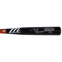 Francisco Lindor New York Mets Autographed Marucci Game Model Bat with "33 HR Most By Mets SS" Inscription - Limited Edition of 25