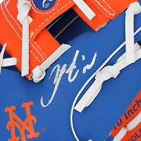 Gant de collection Rawlings 10" autographié par Francisco Lindor, des Mets de New York, avec logo de l'équipe