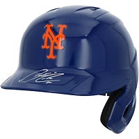 Casque de frappeur réplique Rawlings autographié par Francisco Lindor des Mets de New York