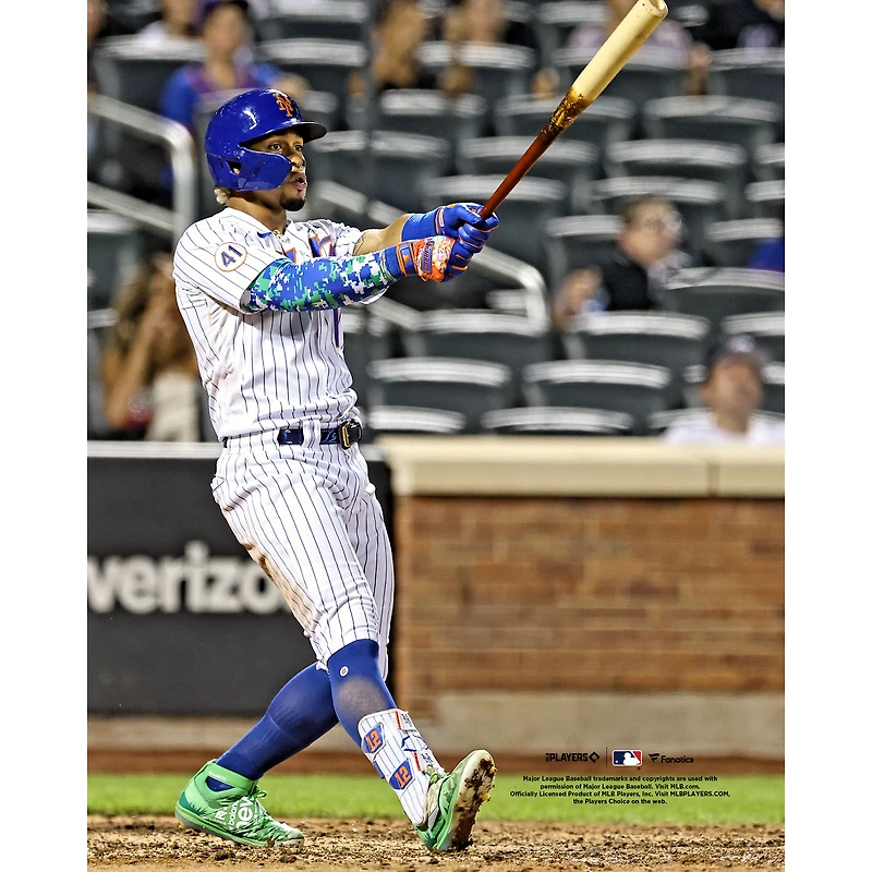 Francisco Lindor New York Mets Unsigned Home Run vs. Yankees Photograph