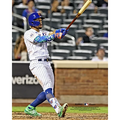 Francisco Lindor New York Mets Unsigned Home Run vs. Yankees Photograph