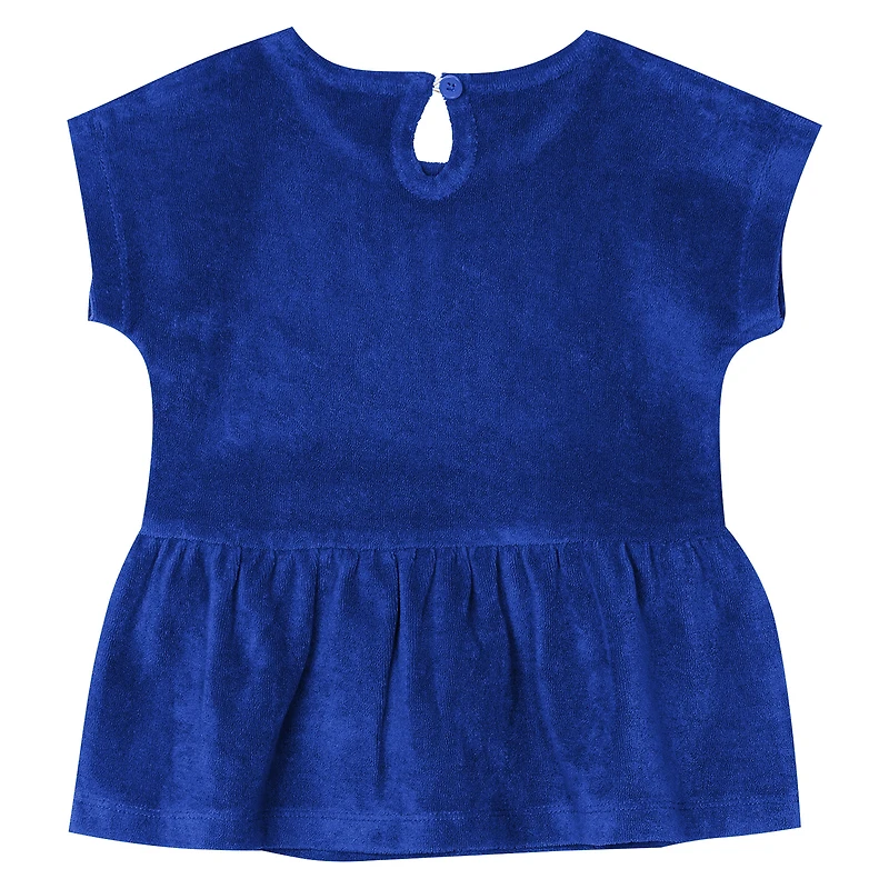 Ensemble t-shirt et short Outerstuff Royal New York Mets Hop Base Fashion pour petites filles