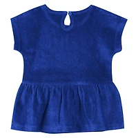Ensemble t-shirt et short Outerstuff Royal New York Mets Hop Base Fashion pour petites filles