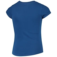 T-shirt à sequins réversibles New Era Royal York Mets pour jeunes filles