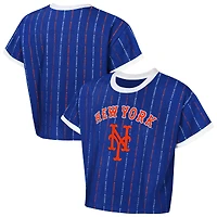 T-shirt tendance Outerstuff Royal New York Mets pour jeunes filles