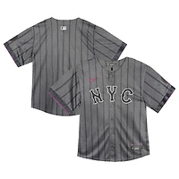 Maillot Nike gris New York Mets 2024 City Connect Limited pour bébé
