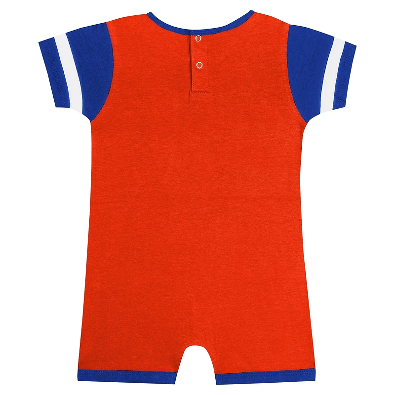 Barboteuse Fast Pitch orange New York Mets Fanatics pour bébé