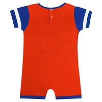 Barboteuse Fast Pitch orange New York Mets Fanatics pour bébé
