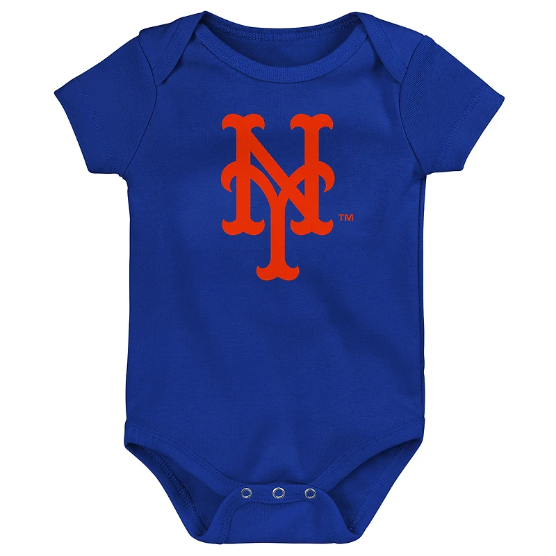 Infant New York Mets Slide Home Three-Pack Bodysuit Set