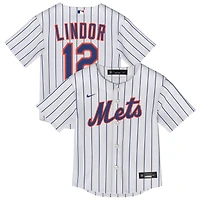 Infant Nike Francisco Lindor White New York Mets Home Replica Jersey