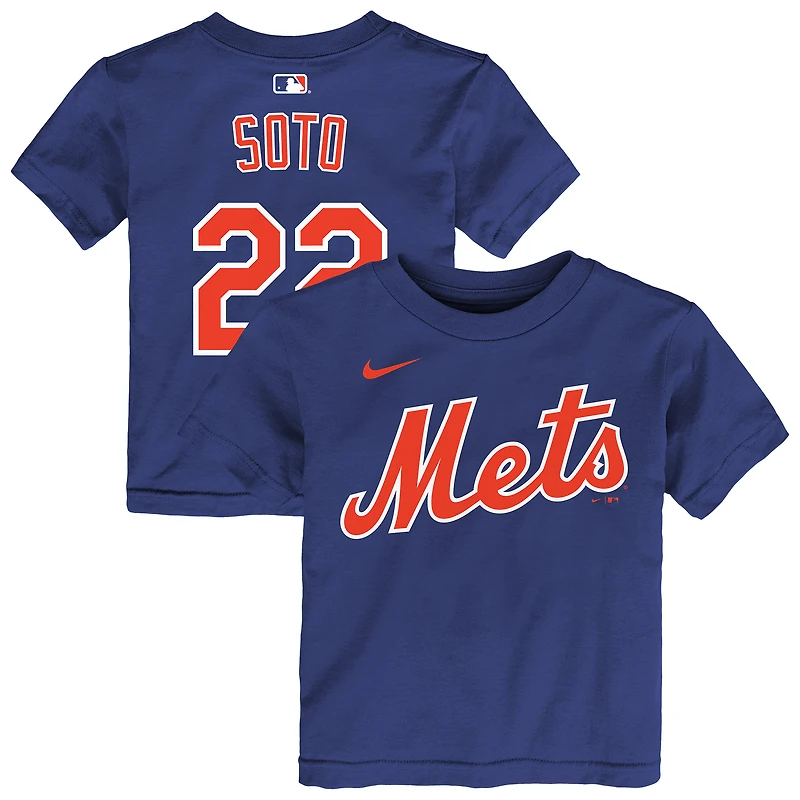 Infant Nike Juan Soto Royal New York Mets Name & Number T-Shirt