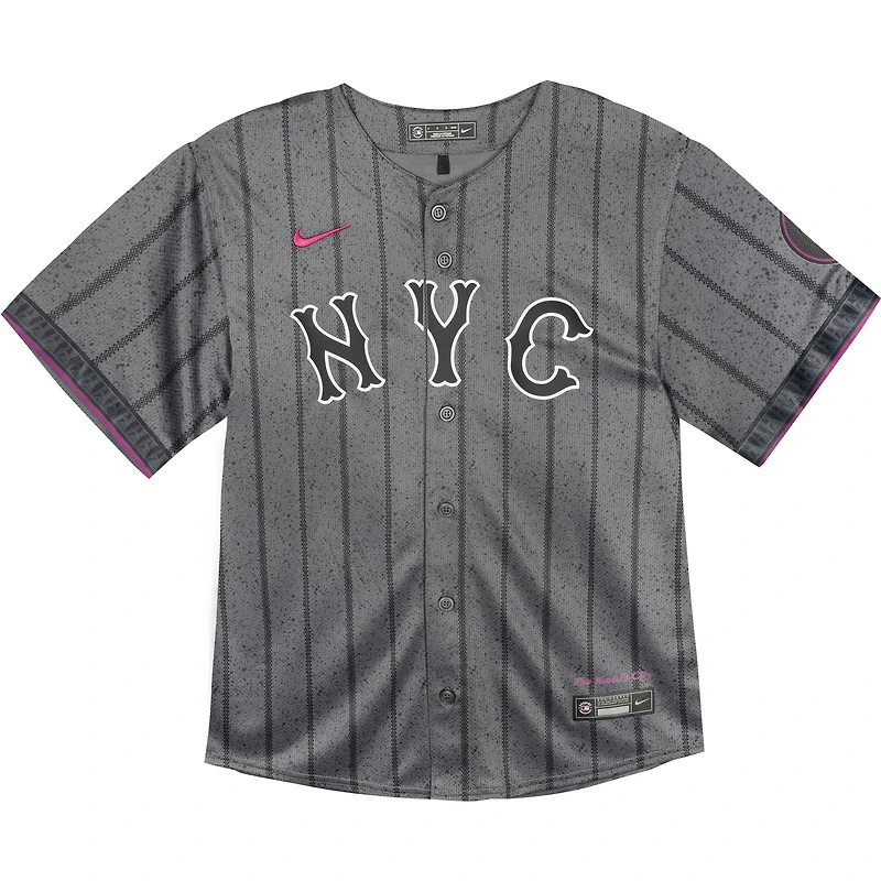 Infant Nike Pete Alonso Graphite New York Mets 2024 City Connect Limited Player Jersey
