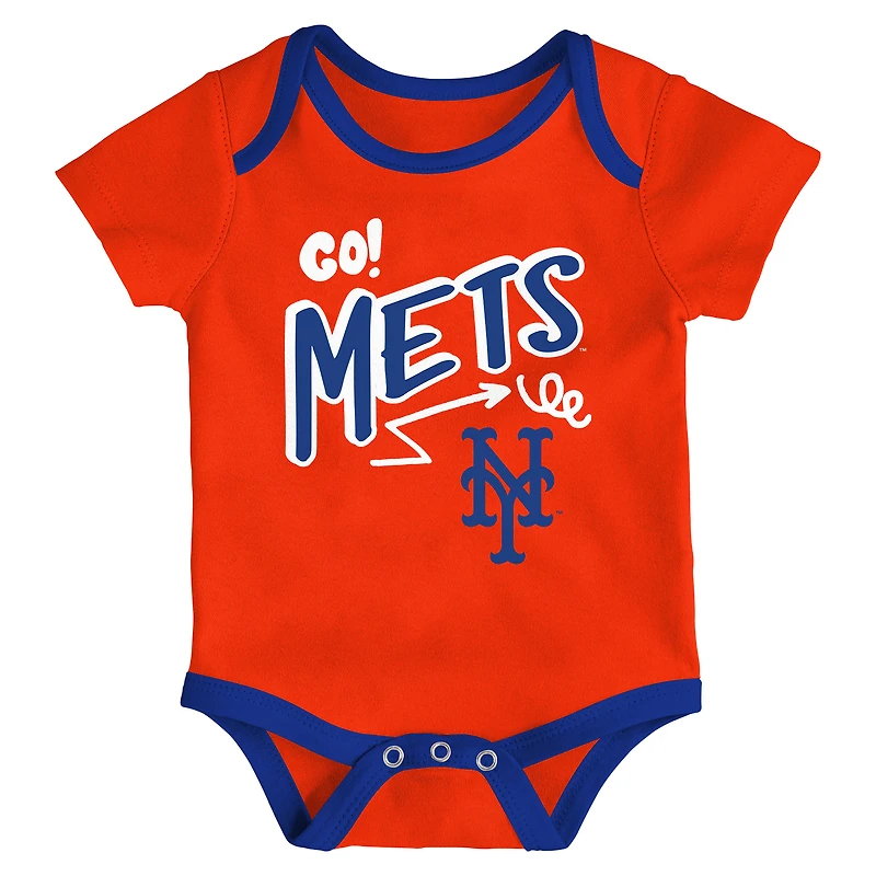 Ensemble trois pièces pour bébé Outerstuff New York Mets All Day Play