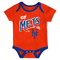 Ensemble trois pièces pour bébé Outerstuff New York Mets All Day Play
