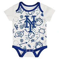 Ensemble trois pièces pour bébé Outerstuff New York Mets All Day Play