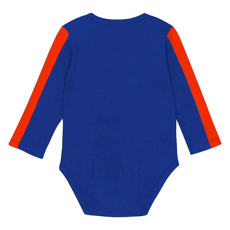 Ensemble 3 pièces pour bébé Outerstuff New York Mets Double Down Body et pantalon