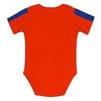 Infant Outerstuff New York Mets Double Down Bodysuit and Pants 3-Piece Set