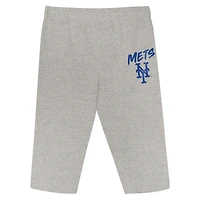 Ensemble 3 pièces pour bébé Outerstuff New York Mets Double Down Body et pantalon