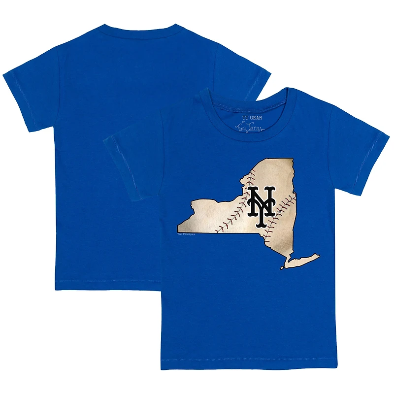 T-shirt pour bébé « Tiny Turnip Royal » avec motif de l'État des Mets New York