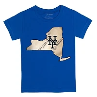 T-shirt pour bébé « Tiny Turnip Royal » avec motif de l'État des Mets New York