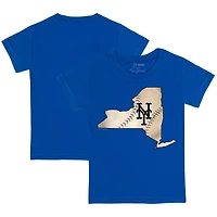 T-shirt pour bébé « Tiny Turnip Royal » avec motif de l'État des Mets New York