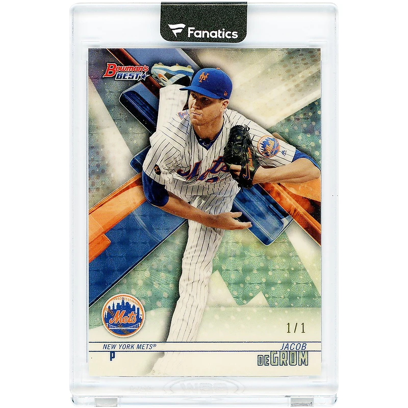 Jacob deGrom New York Mets 2018 Bowman Best Superfractor #42 #1/1 Card