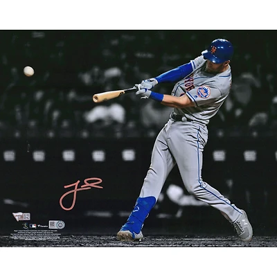 Jeff McNeil New York Mets Autographed 11" x 14" Hitting Spotlight Photograph