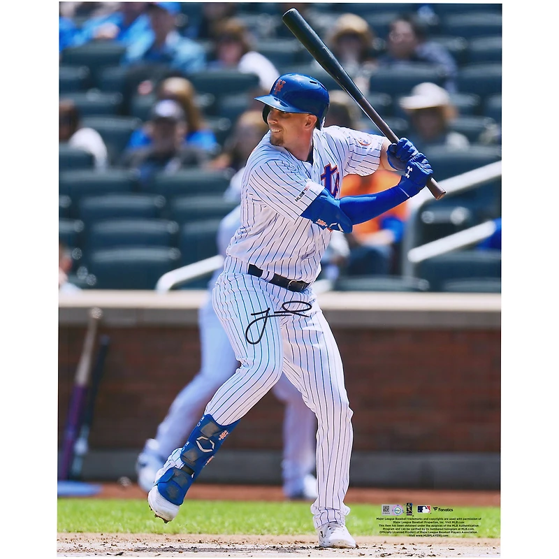 Jeff McNeil New York Mets Autographed 16" x 20" Hitting Photograph