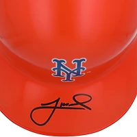 Jeff McNeil New York Mets Autographed Alternate Chrome Mini Batting Helmet - Fanatics Exclusive