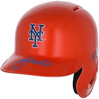 Jeff McNeil New York Mets Autographed Alternate Chrome Mini Batting Helmet - Fanatics Exclusive