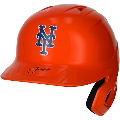 Jeff McNeil New York Mets Autographed Alternate Chrome Rawlings Mach Pro Replica Batting Helmet - Fanatics Exclusive