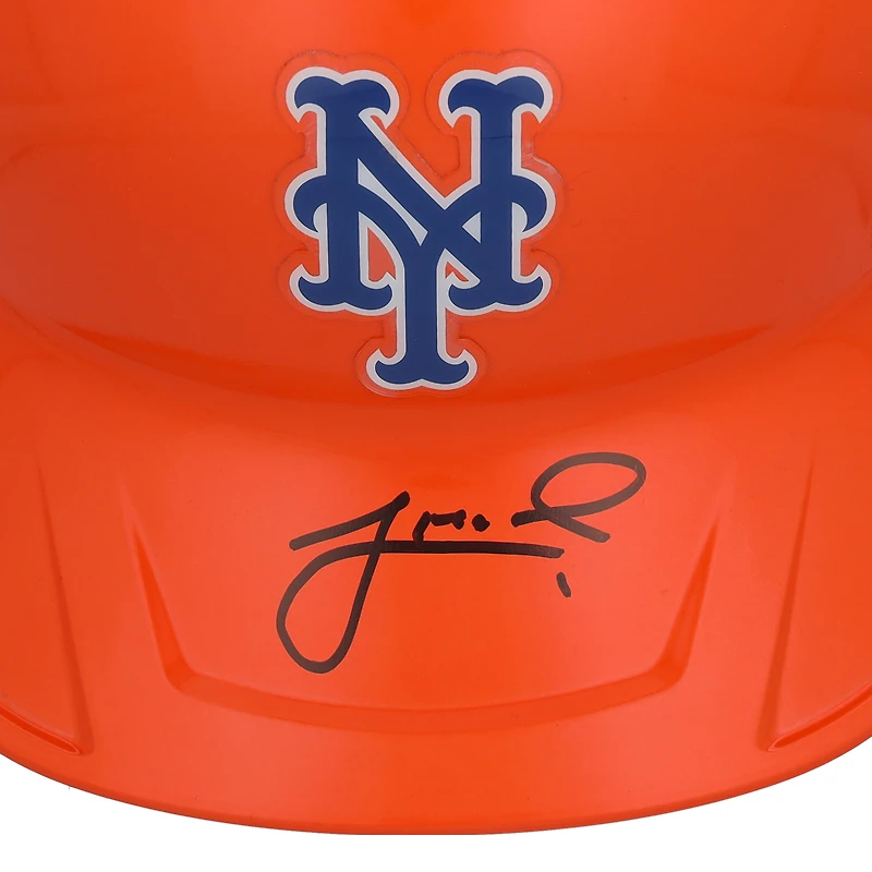Jeff McNeil New York Mets Autographed Alternate Chrome Replica Batting Helmet 