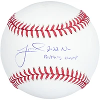 Balle de baseball autographiée par Jeff McNeil des Mets de New York avec inscription « Champion de la moyenne au bâton de la Ligue nationale 2022 »