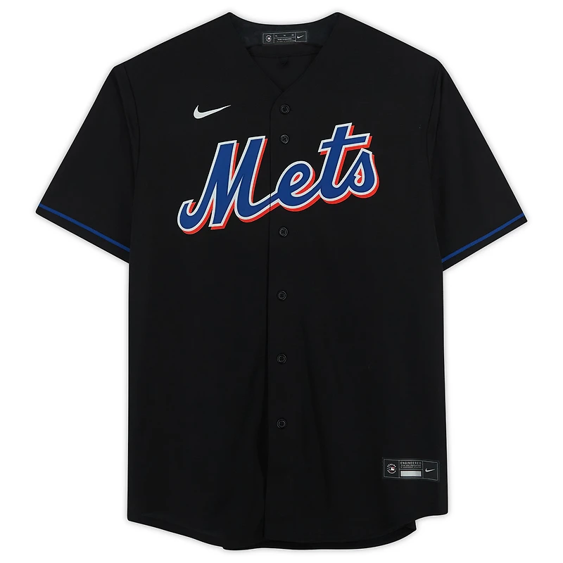 Jeff McNeil New York Mets Autographed Black Nike Replica Jersey