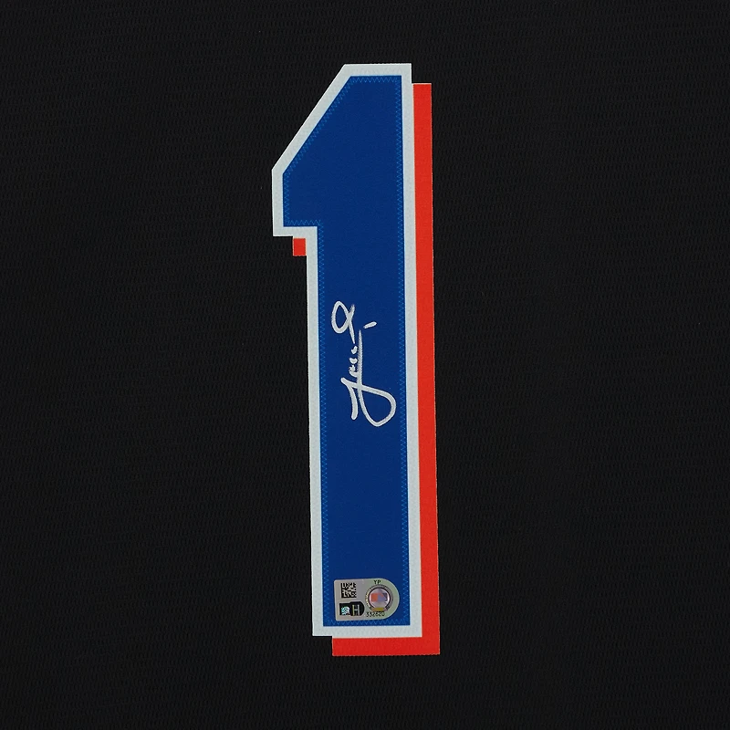 Jeff McNeil New York Mets Autographed Black Nike Replica Jersey