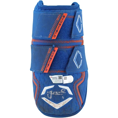 Jeff McNeil New York Mets Autographed Game-Used Evoshield Elbow Guard from the 2023 MLB Season