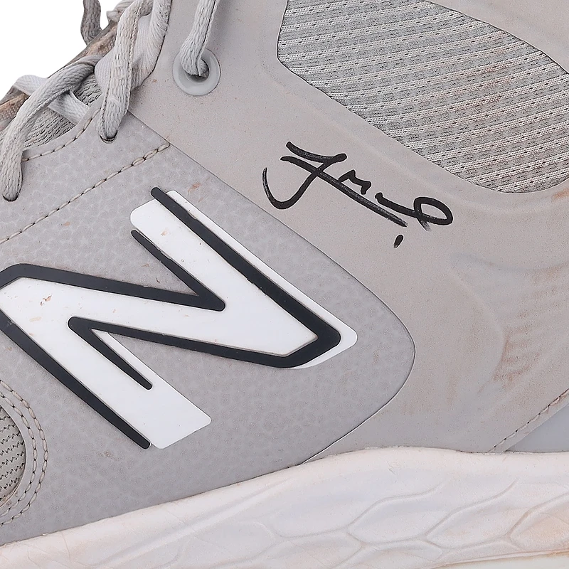 Jeff McNeil New York Mets Autographed Game-Used Gray New Balance Cleats from the 2023 MLB Season - NR81051964-65