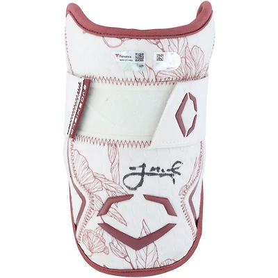 Coudière Evoshield blanche autographiée par Jeff McNeil des New York Mets lors de la saison 2023 de la MLB