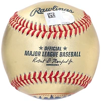 Jeff McNeil New York Mets Autographed Gold Leather Baseball