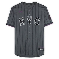Jeff McNeil New York Mets Autographed Nike 2024 City Connect Limited Jersey with "LFGM!" Inscription 