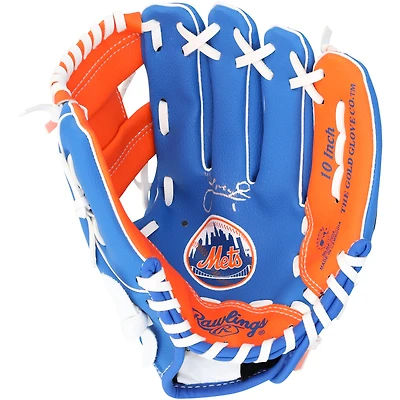 Jeff McNeil New York Mets Autographed Rawlings 10" Collectible Team Logo Glove