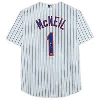 Maillot réplique Nike blanc autographié par Jeff McNeil des New York Mets