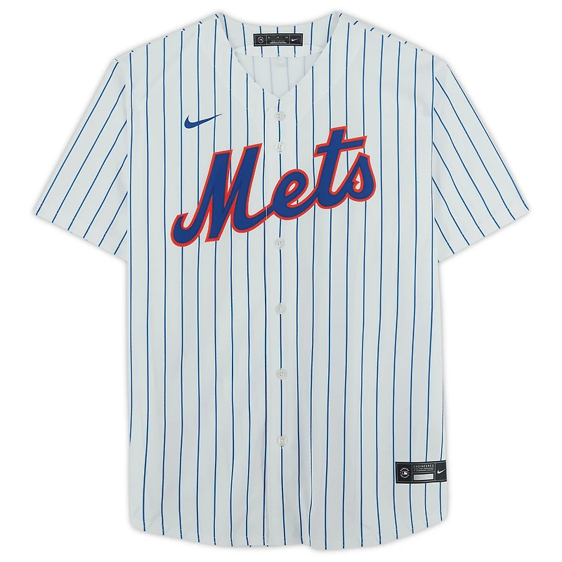 Jeff McNeil New York Mets Autographed White Nike Replica Jersey