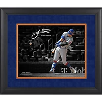 Photographie encadrée de Jeff McNeil, signature fac-similé des Mets de New York, 11" x 14"