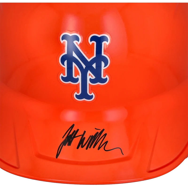 Jett Williams New York Mets Autographed Alternate Chrome Mach Pro Replica Batting Helmet - Fanatics Exclusive
