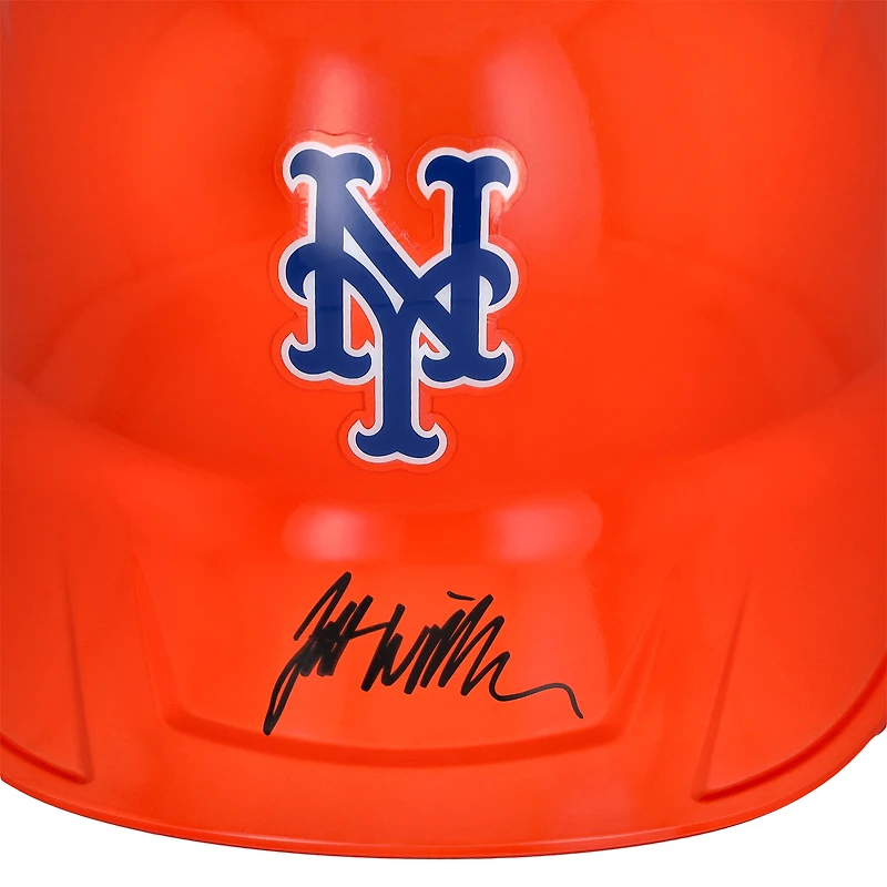 Jett Williams New York Mets Autographed Alternate Chrome Mach Pro Replica Batting Helmet - Fanatics Exclusive