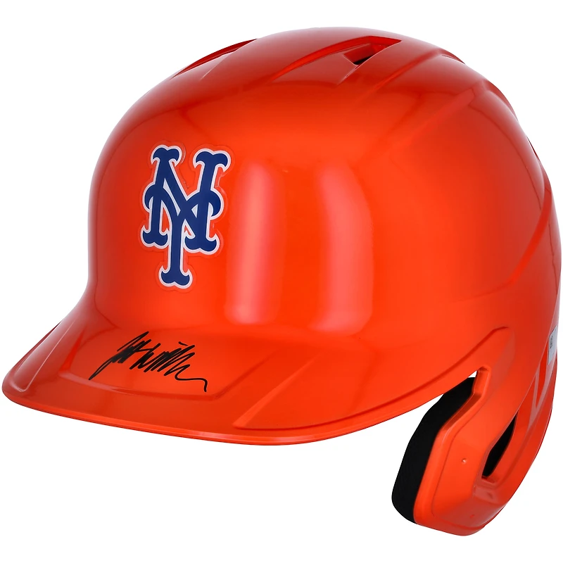 Jett Williams New York Mets Autographed Alternate Chrome Mach Pro Replica Batting Helmet - Fanatics Exclusive