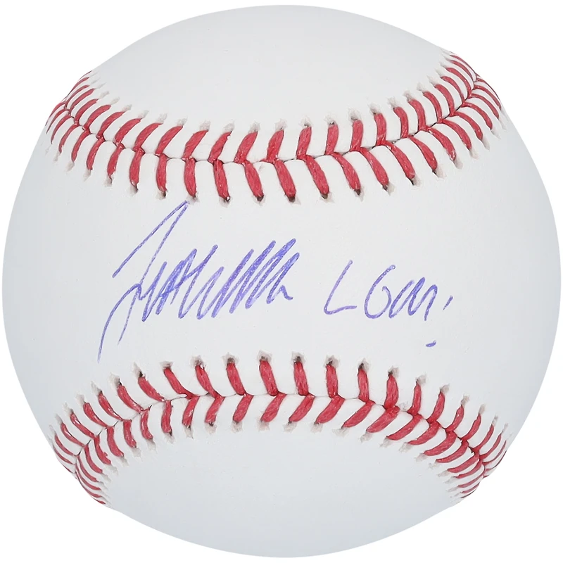 Ballon de baseball autographié par Jett Williams des New York Mets avec l'inscription « LGM! »