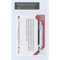 Jonah Tong New York Mets 2025 Topps Now Call Up The Canadian Cannon is Victorious in MLB Debut Black Label #628 BGS Authenticated 10 Card - 10,10,10,10 Subgrades